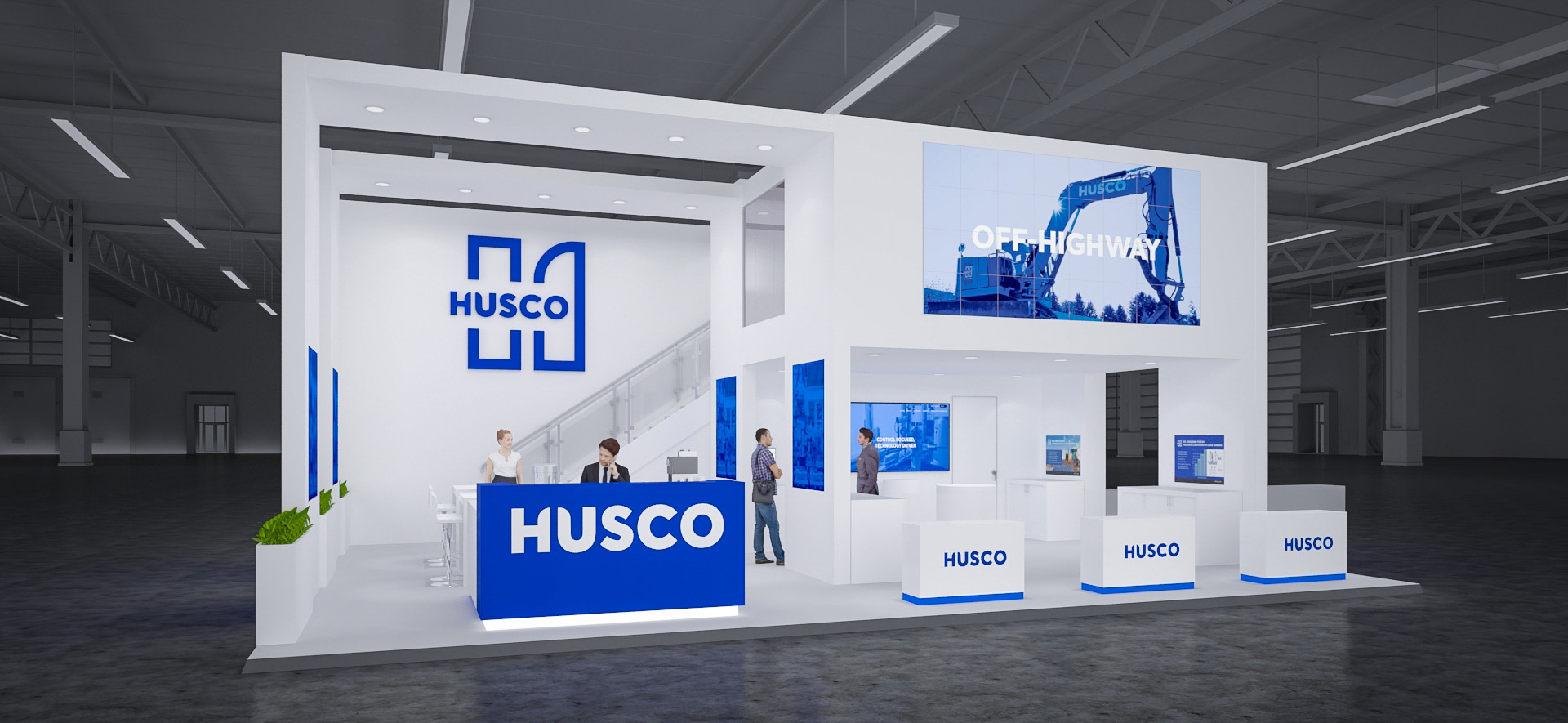 Husco Bauma Germany Booth